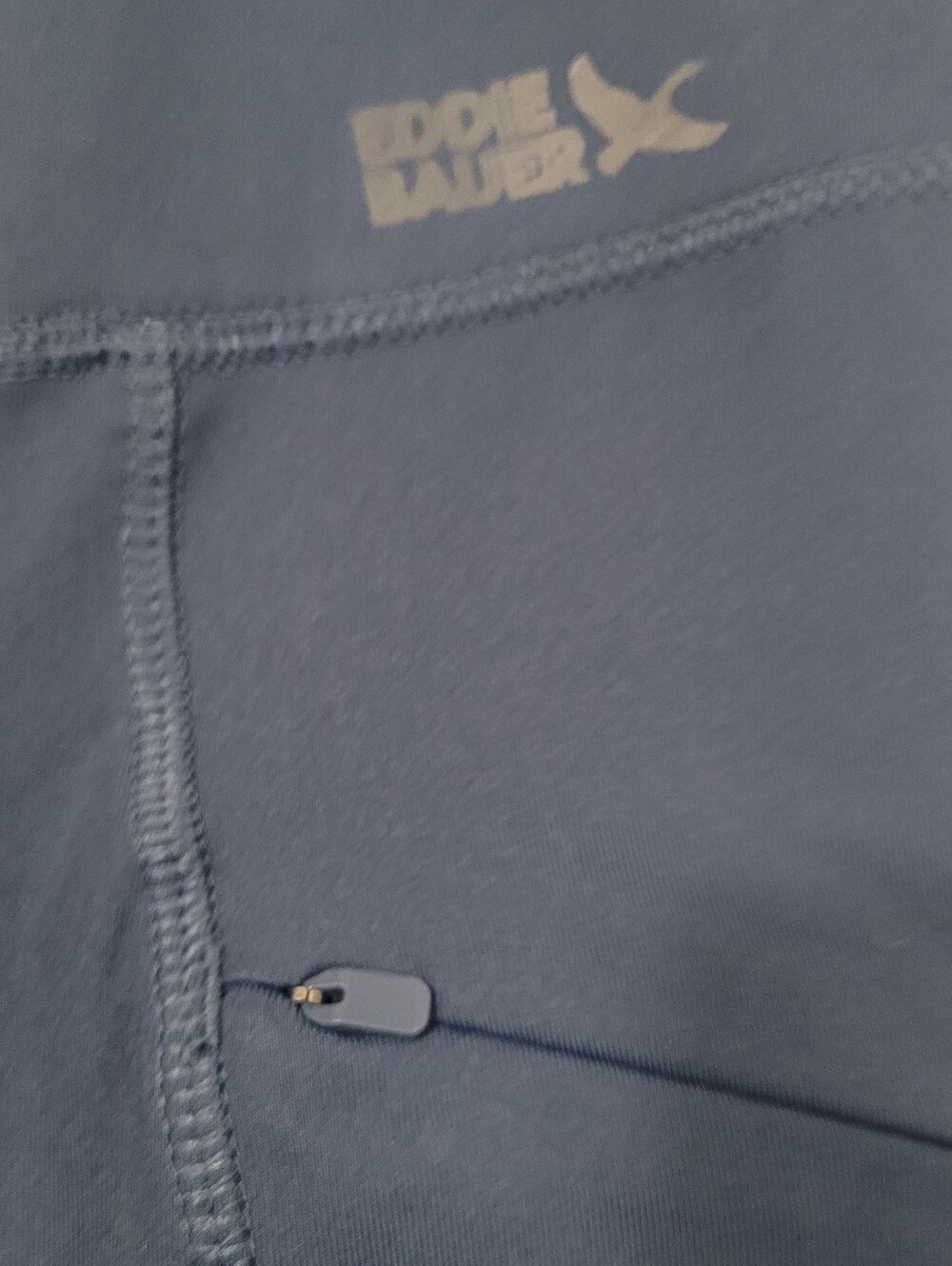Eddie Bauer Teal Blue High-Waist Active Leggings with Side Pockets - Picture 2 of 3